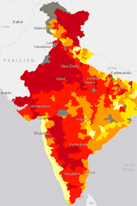 India rain map India rain map