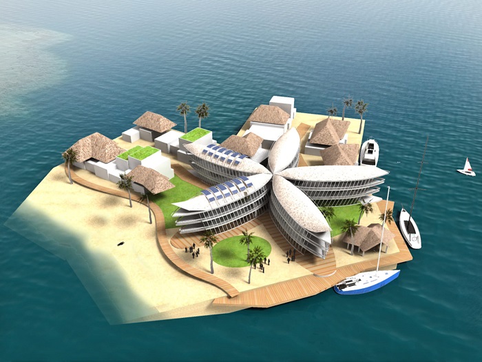 Polynesian Floating City Concept