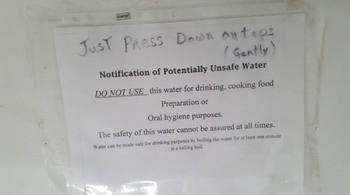 Water Notice Water Notice
