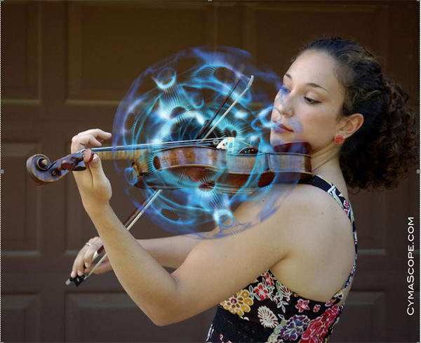 CymaScope violin image