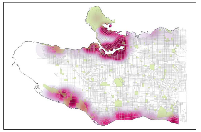 Vancouver Hot Spot Map